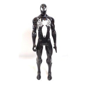 Marvel Titan Hero Series Black Suit Spider-Man 12" Figure